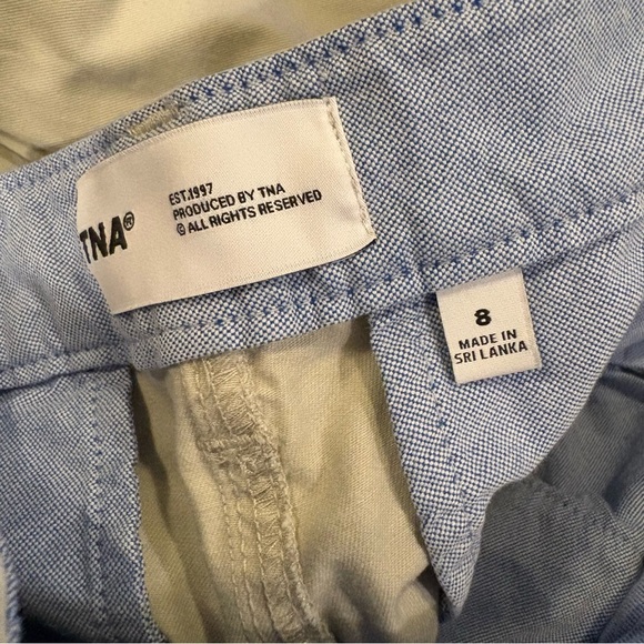 TNA Aritzia Hudson Wide Leg Chino Pants Size 8 - Picture 8 of 15